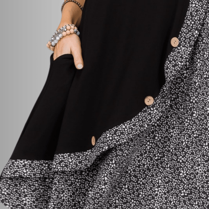 Teagan Cowl Neck A-Line Dress CLEARANCE FINAL SALE
