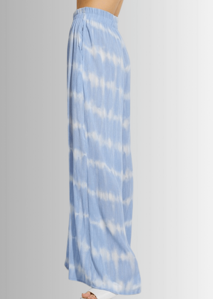 Beach and Lounge Striped Casual Pants Set - Clearance Final Sale