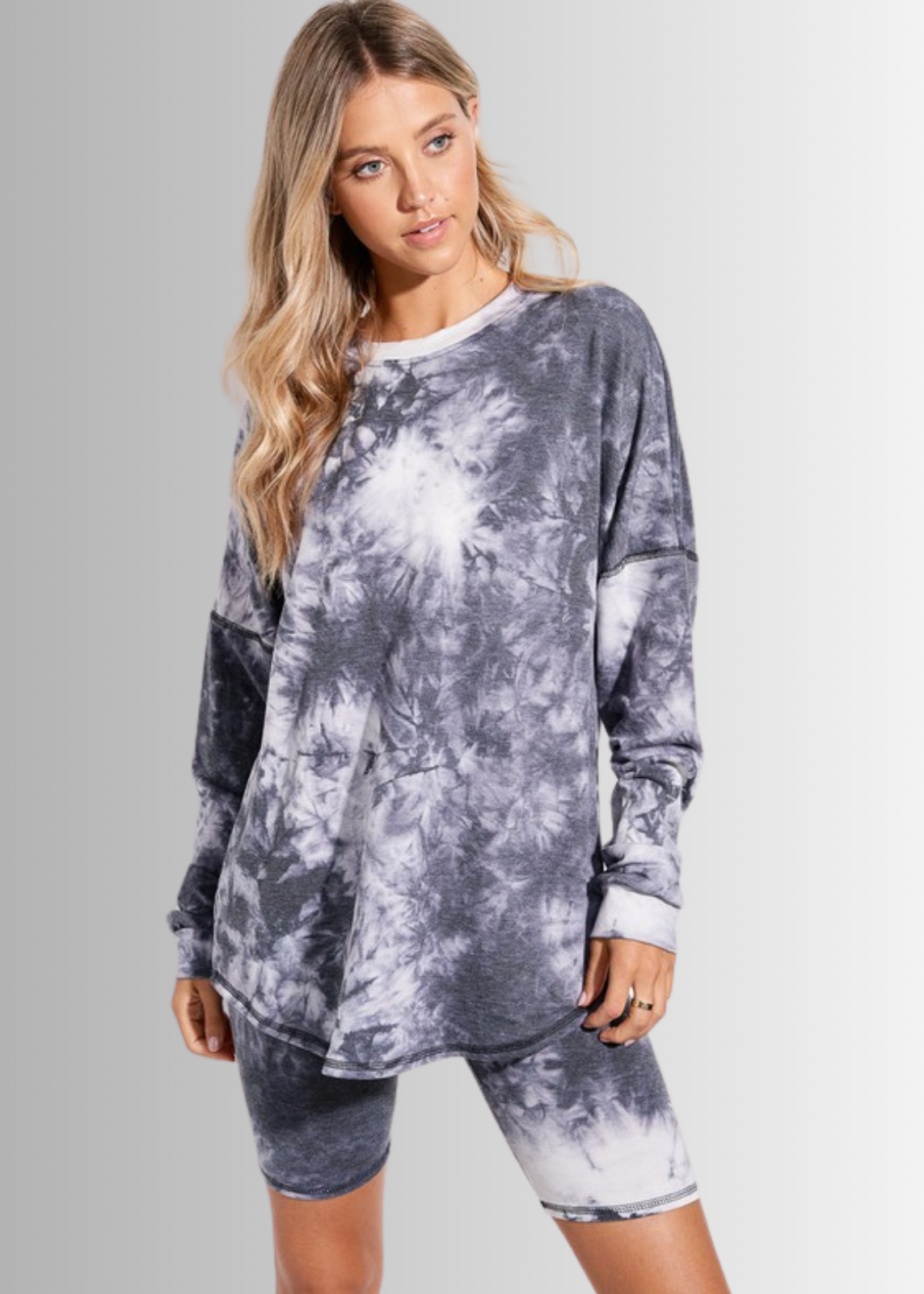 Cozy Tie Dye Pajama Lounge Set Made in USA