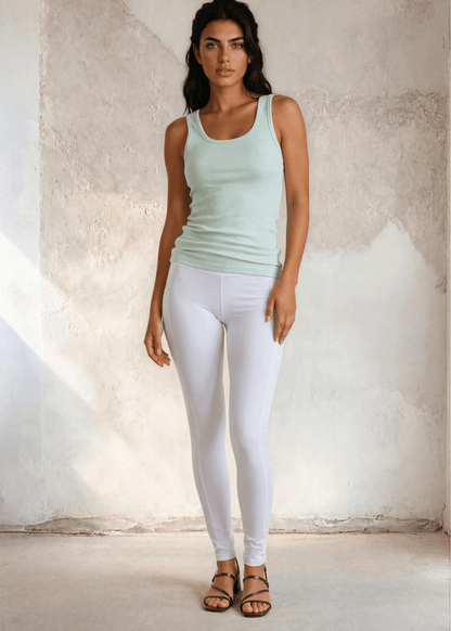 Tummy Tucker Tank Top (Icy Mint)