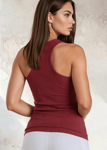 Tummy Tucker Tank Top (Red)