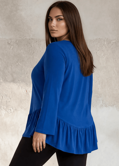 Ally Grab and Go Tunic Plus Size (Royal Blue) Made in USA