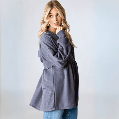 Baby Doll Cut Bishop Sleeve Tunic CLEARANCE FINAL SALE