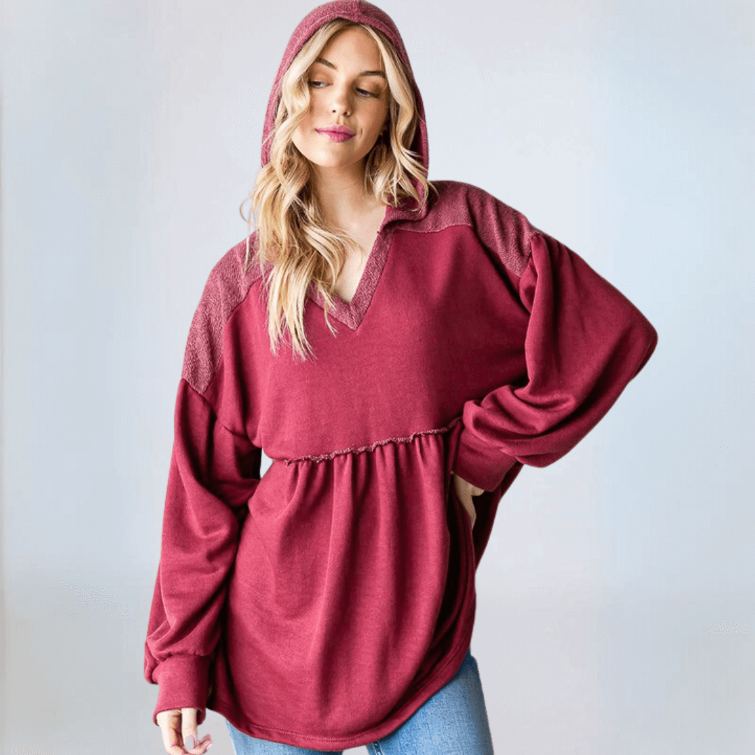 Baby Doll Cut Bishop Sleeve Tunic CLEARANCE FINAL SALE