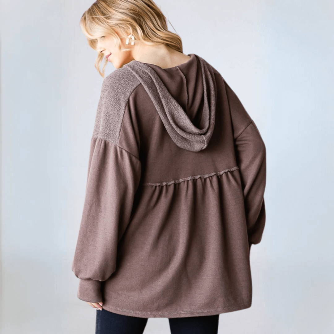 Baby Doll Cut Bishop Sleeve Tunic CLEARANCE FINAL SALE