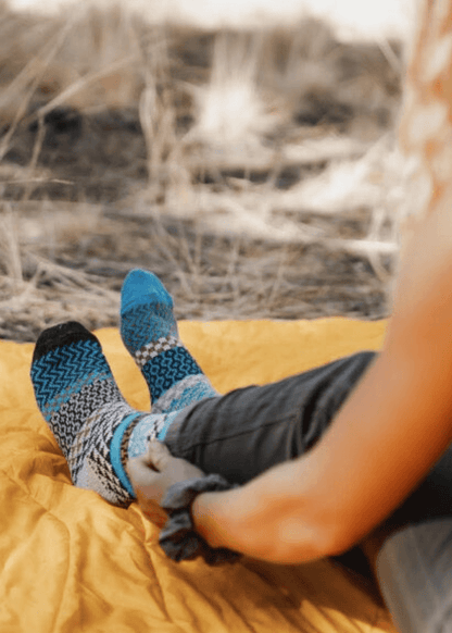 WALNUT Wool Blend Knitted Crew Socks