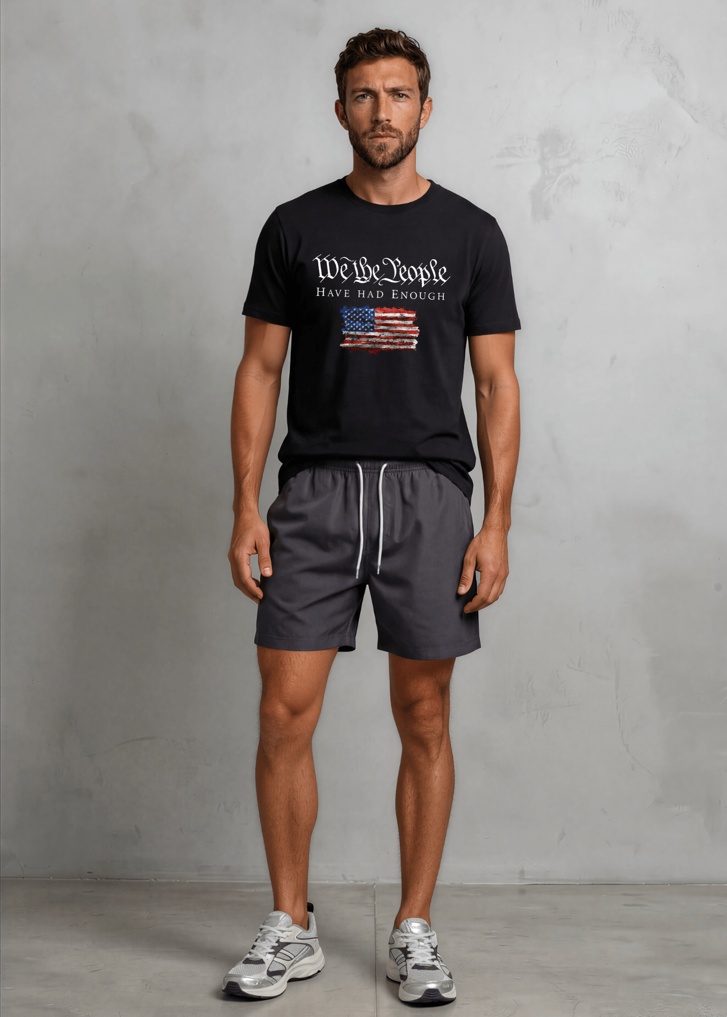 We the People Have Had Enough Men's Patriotic Graphic Tee Made in USA