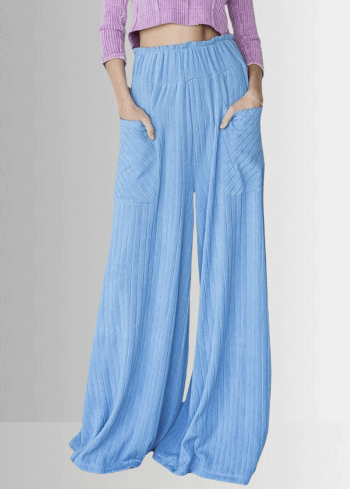 Avery Wide Leg Pocket Palazzo Pants - CLEARANCE FINAL SALE