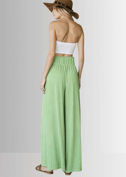 Avery Wide Leg Pocket Palazzo Pants - CLEARANCE FINAL SALE