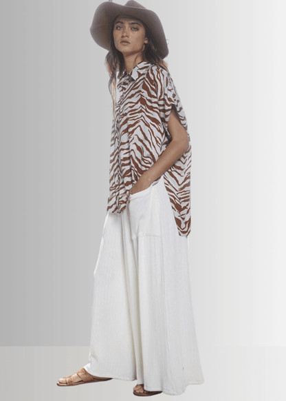 Avery Wide Leg Pocket Palazzo Pants - CLEARANCE FINAL SALE