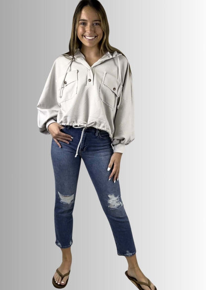 All Seasons Textured Pullover CLEARANCE FINAL SALE