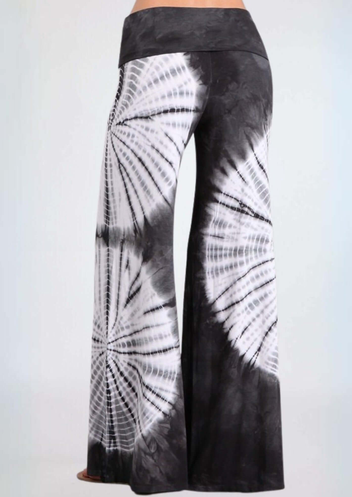 Unique Dyed Palazzo Lounge Pants Charcoal