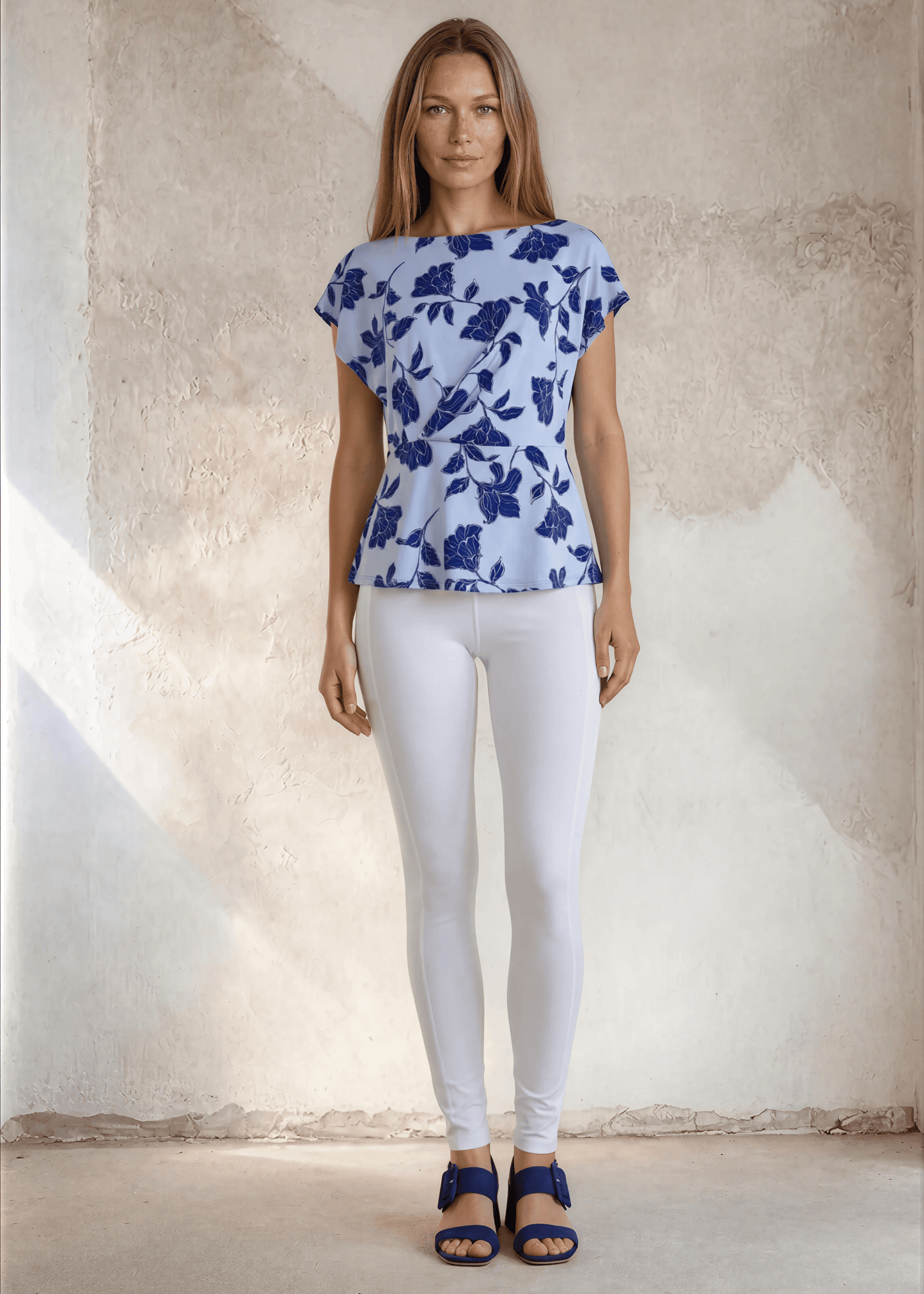 Noa Waist Tucked Short Sleeve Blouse