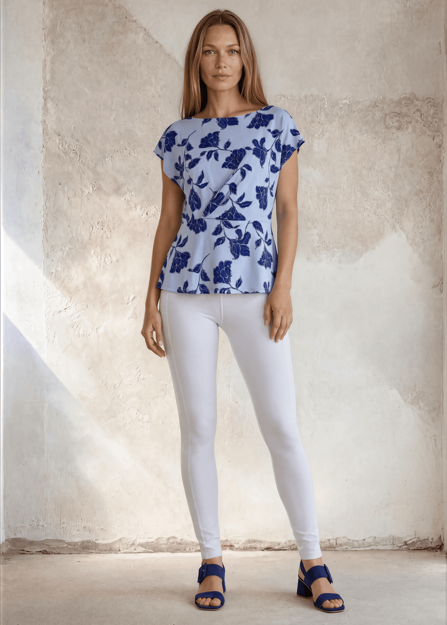 Noa Waist Tucked Short Sleeve Blouse