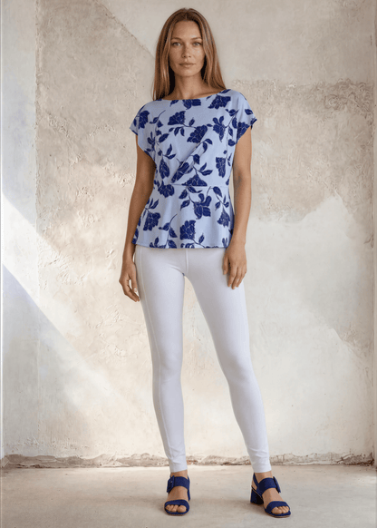 Noa Waist Tucked Short Sleeve Blouse