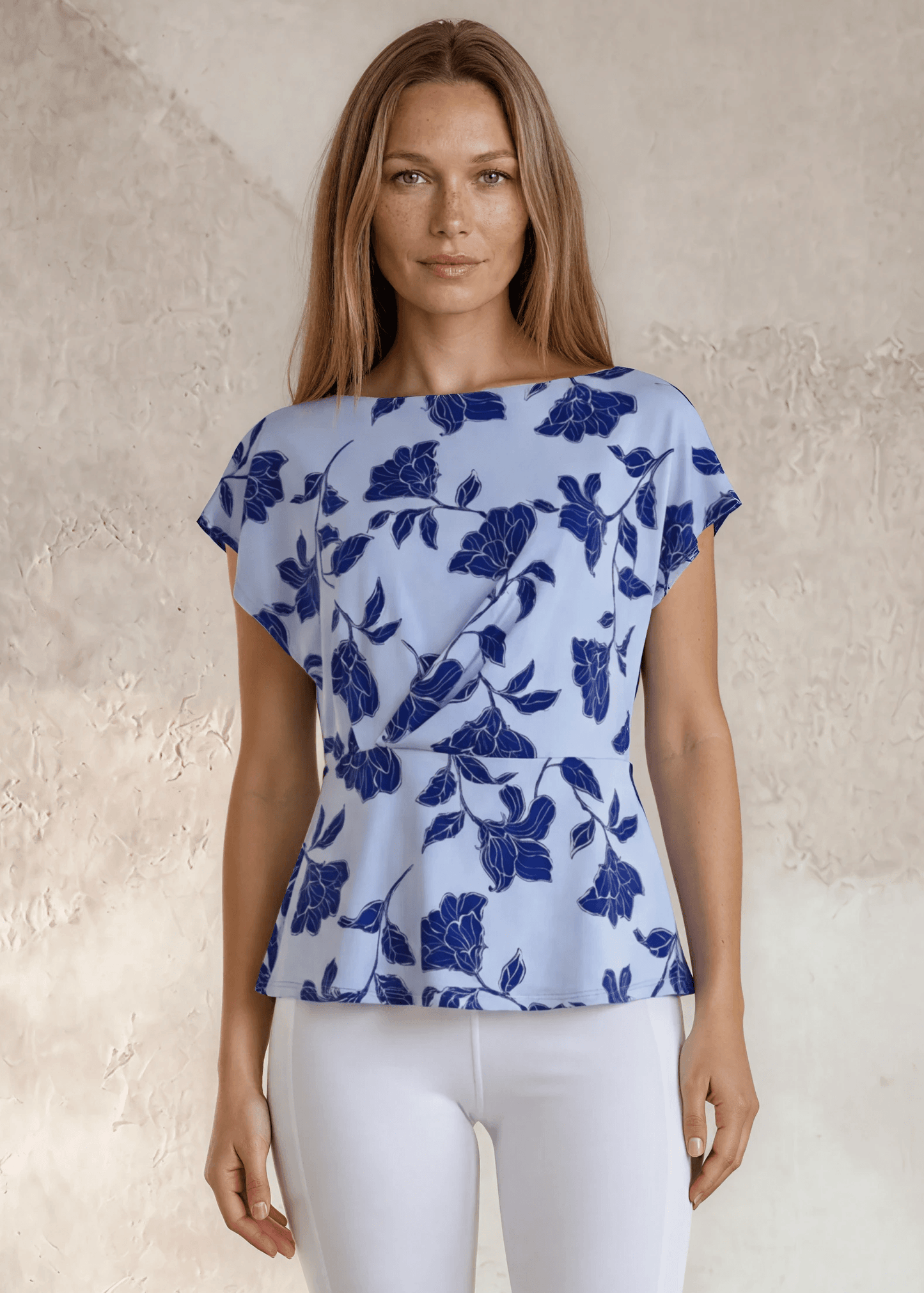 Noa Waist Tucked Short Sleeve Blouse