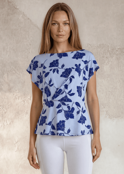 Noa Waist Tucked Short Sleeve Blouse