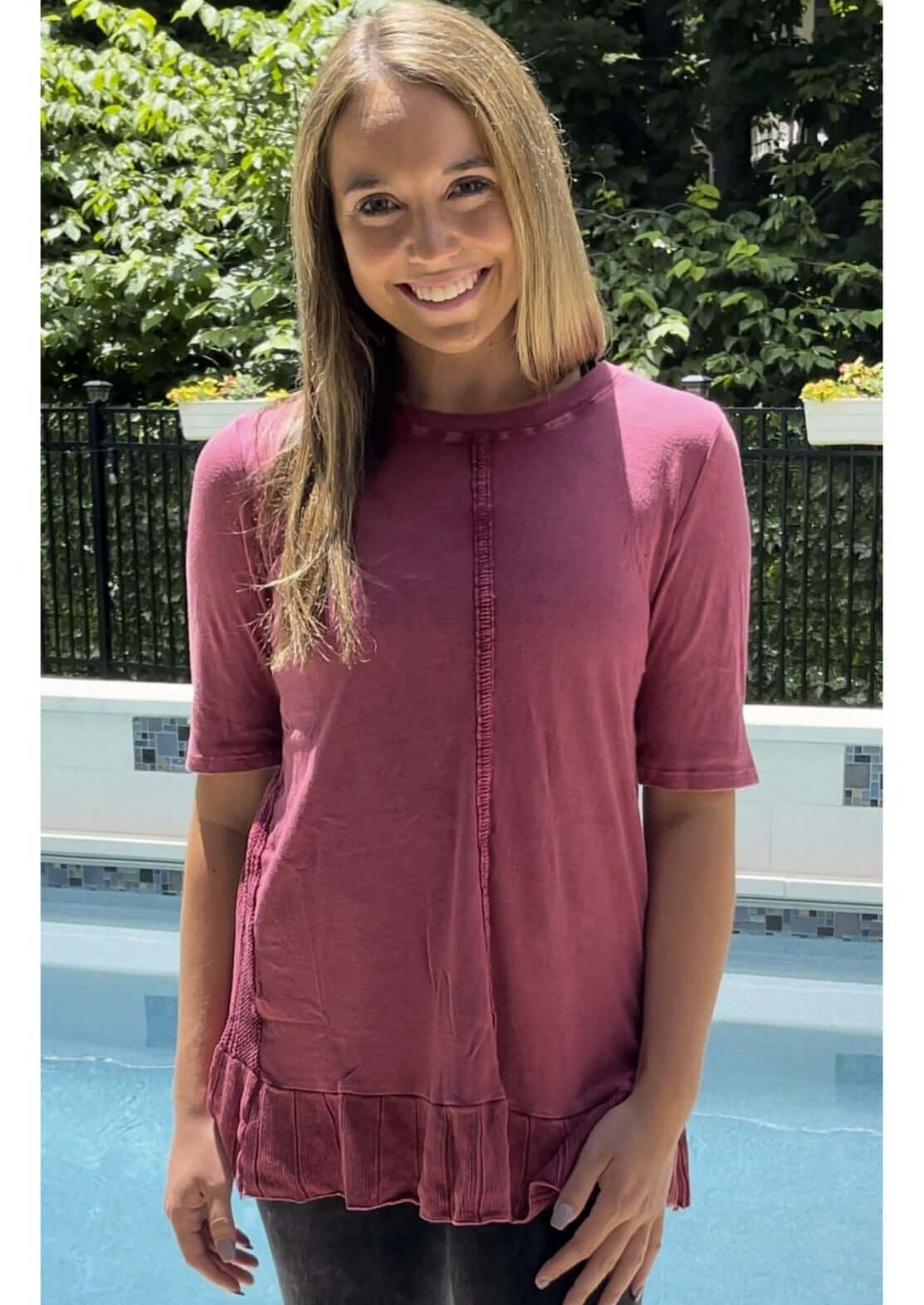 Feminine Flare Tunic - Clearance Final Sale