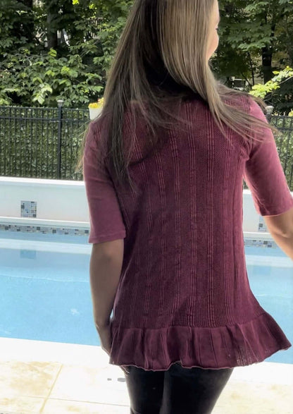 Feminine Flare Tunic - Clearance Final Sale