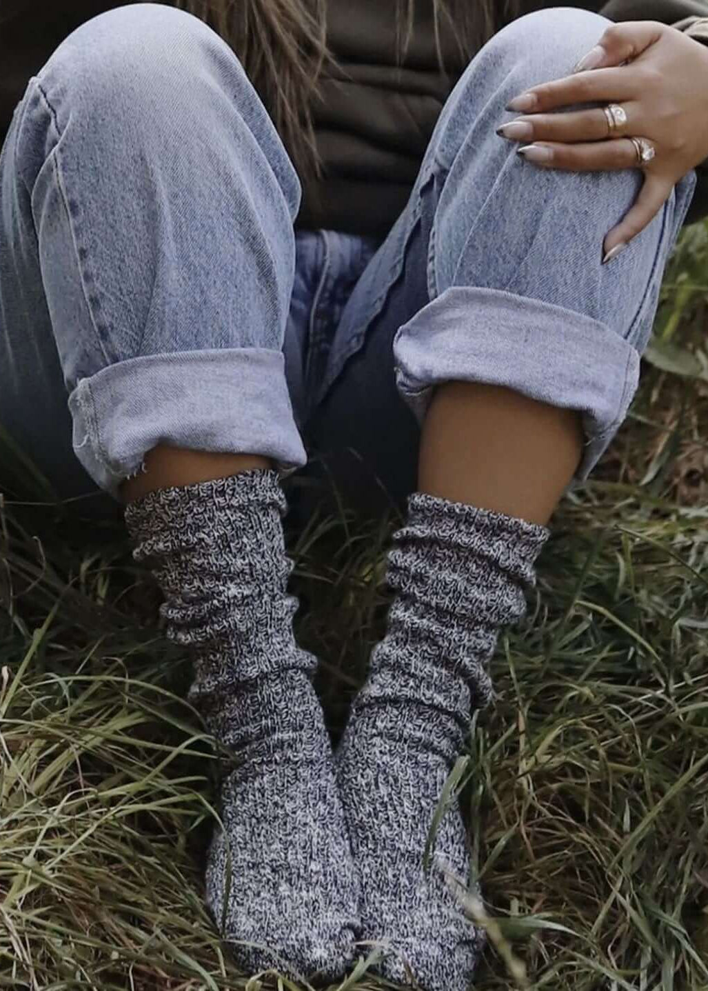 Cozy Cabin Socks Made in USA