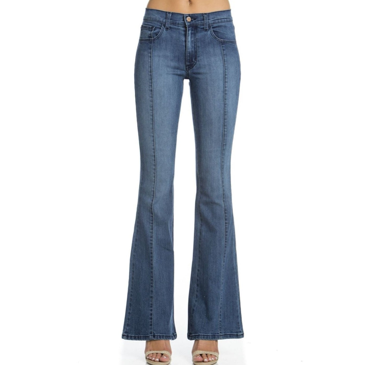 Rumor Has It Front Seam Flared Denim Jeans CLEARANCE FINAL SALE
