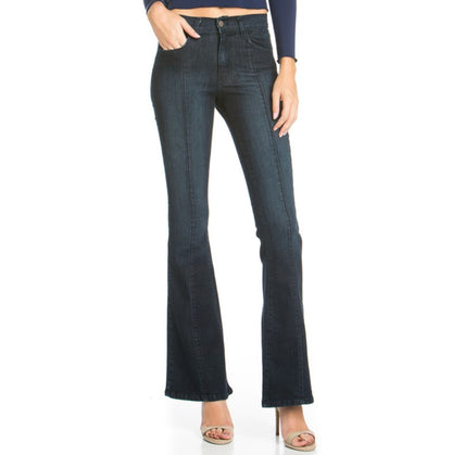 Rumor Has It Front Seam Flared Denim Jeans - Clearance Final Sale