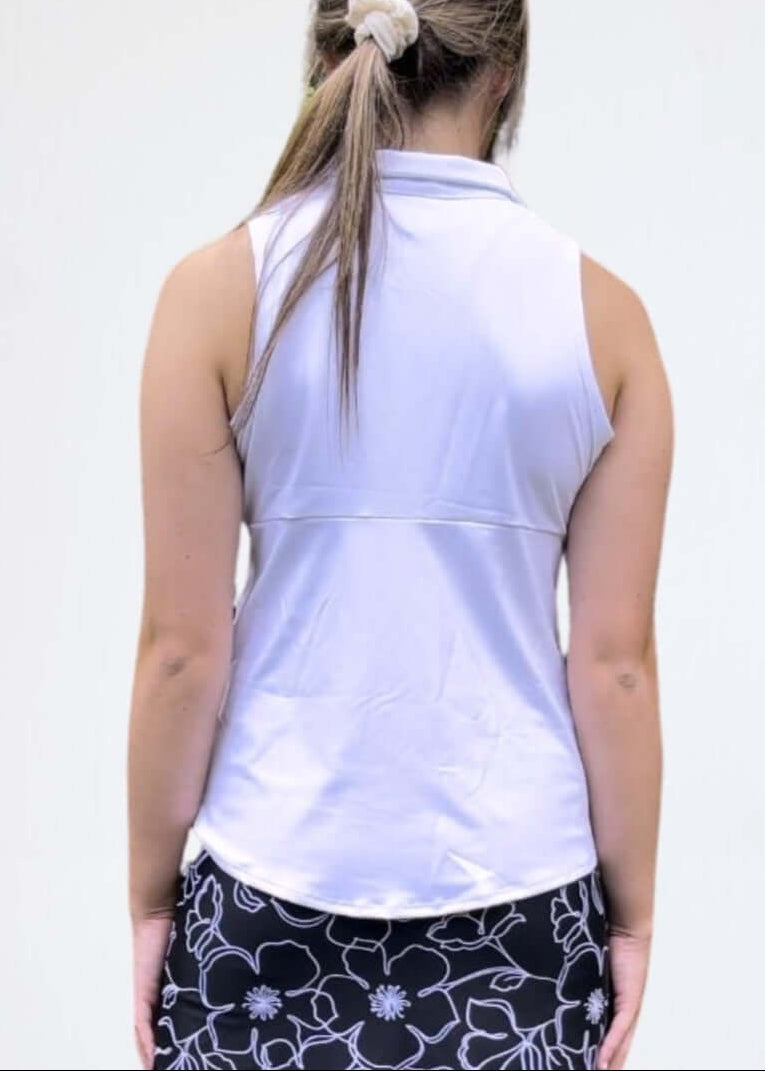 Pebble Beach Sleeveless Top - Clearance Final Sale