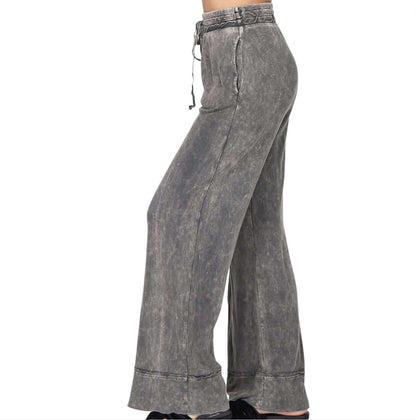 Soft Mineral Washed Relaxed Fit Pants