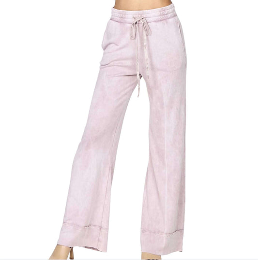 Soft Mineral Washed Relaxed Fit Pants