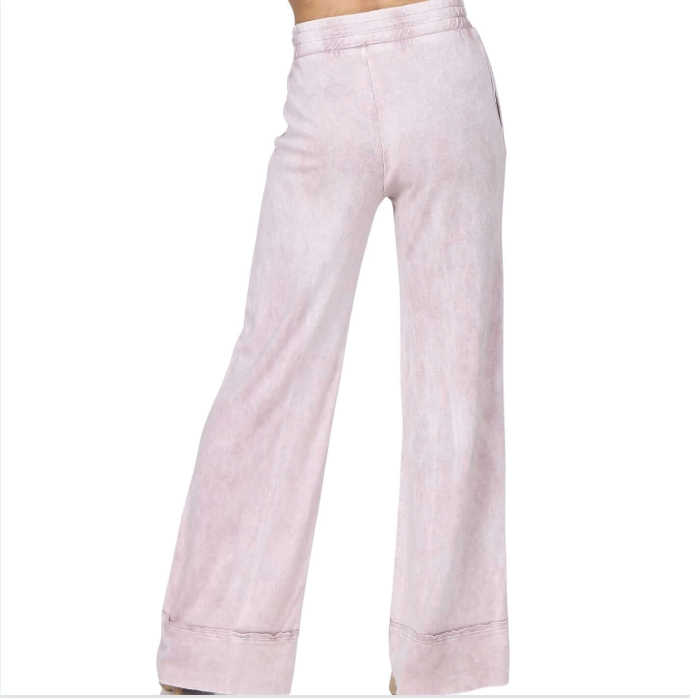 Soft Mineral Washed Relaxed Fit Pants
