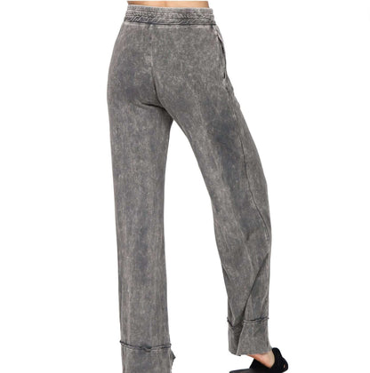 Soft Mineral Washed Relaxed Fit Pants
