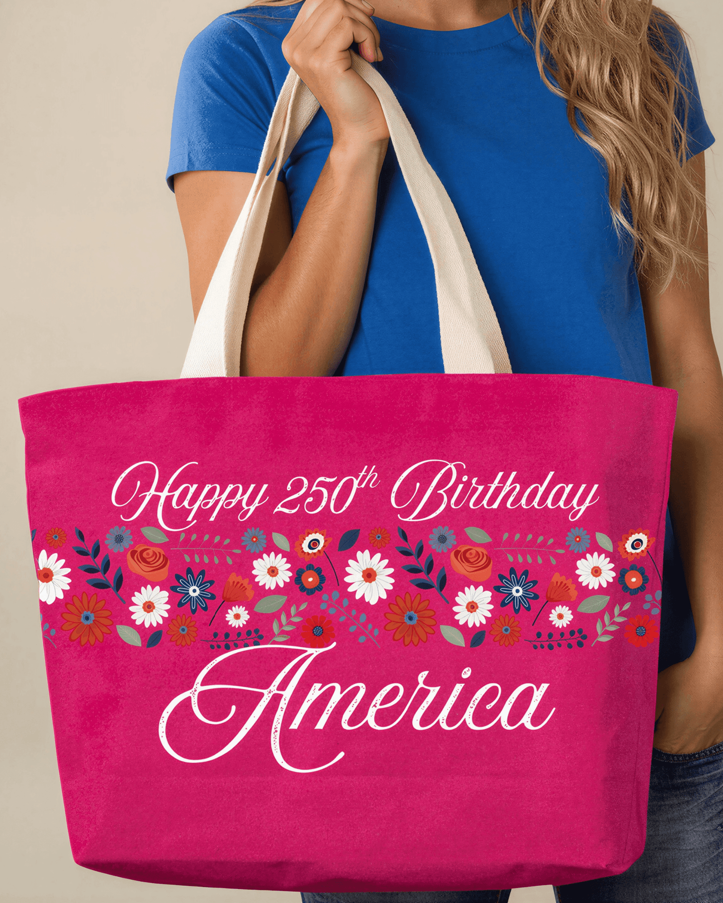 America 250 Commemorative Canvas Cotton Bag Made in USA