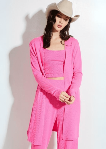 3 Piece Heavenly Soft Fuchsia Loungewear Set CLEARANCE FINAL SALE