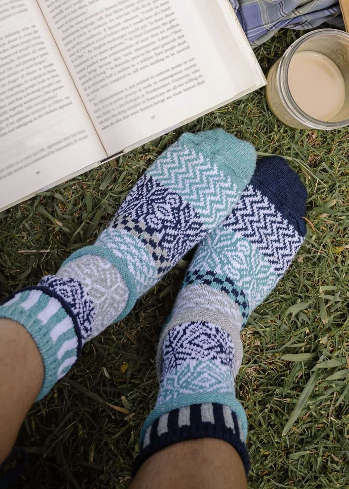 SNOWFALL Knitted Crew Socks Made in USA