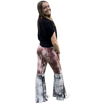Distorted Patriotic Flare Pants CLEARANCE FINAL SALE