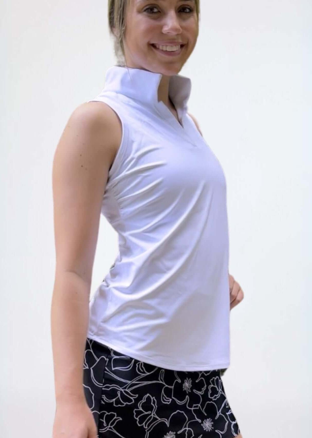 Pebble Beach Sleeveless Top - Clearance Final Sale